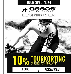 Bij Bobshop krijg je met de code ASSOS10 10%...