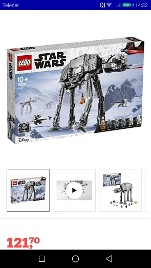 LEGO Star Wars AT-AT - 75288. Legendarische A...