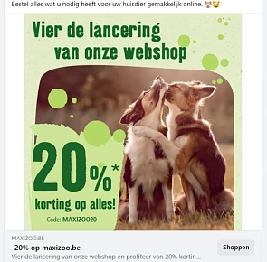 Bij Maxizoo krijg je ter gelegenheid van de l...