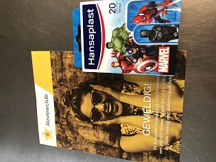 Gratis via reviewclub de pleister uitproberen...