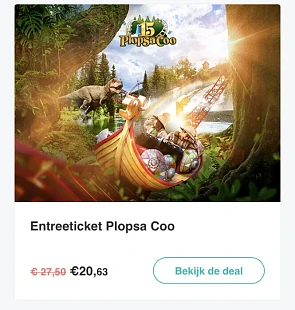 Als je van plan bent om maar Plopsa Coo te ga...