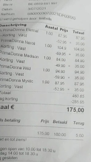 Vandaag weer eens bh's ingeslagen bij finesse...