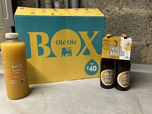 Mijn boodschappen in Delhaize gedaan en nog...