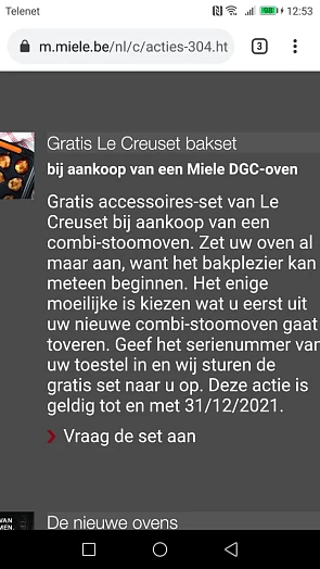 Gratis accessoires-set van Le Creuset bij aan...