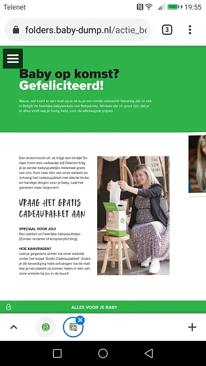 Vraag het gratis cadeaupakket aan dat speciaa...