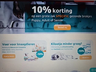 Bij pharmapets.be nu 10% korting op een grote...