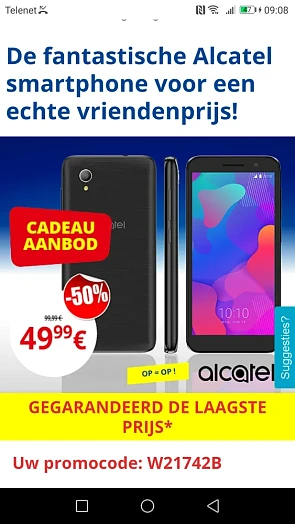 Alcatel smartphone voor een echte vriendenpri...