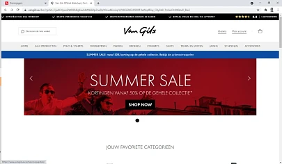 Solden bij Van Gils vanaf 50%! Tip schrijf j...