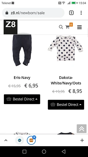 Tot 60% korting op kleding voor pasgeboren ki...