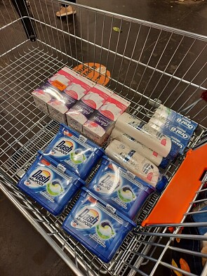 Naar Colruyt geweest en voor 69,08 euro aange...