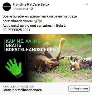 Gratis borstelhandschoen voor je 🐈 of 🐕 htt...