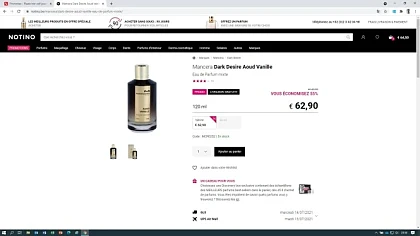 Niche Parfum van Montale uit de Dark Desire r...