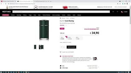 Ook gespot tussen de promo's op Notino : Dunh...