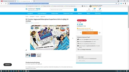 DC comics junior puzzle "Superhero Girls" , 2...