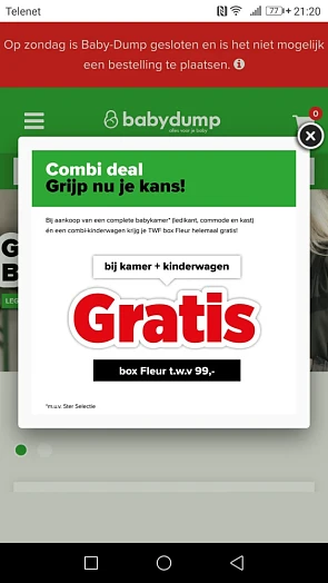 Bij aankoop van een complete kinderkamer en...