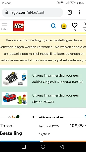 CORRECTIE Lego: Krijg een LEGO® City Skater...