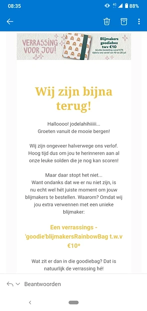 Bij mamzel krijg je bij aankoop vanaf €75 Ee...
