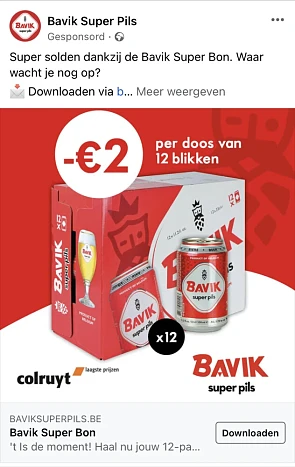Bavik Super Pils Super solden dankzij de Bav...