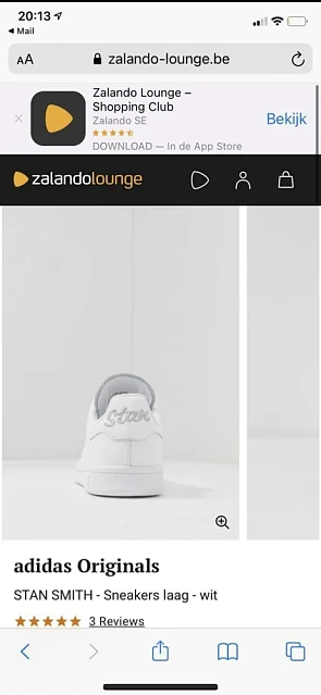 Bij Zalando Lounge Stan Smith sneakers kunnen...