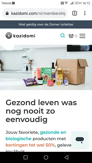 Op beauty- en hygiëneproducten 10% extra kort...