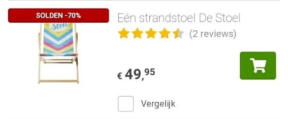 Nu bij dreamland 70% korting op deze strandst...