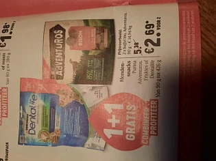 Delhaize vanaf 27/7 hondensnacks purina adven...