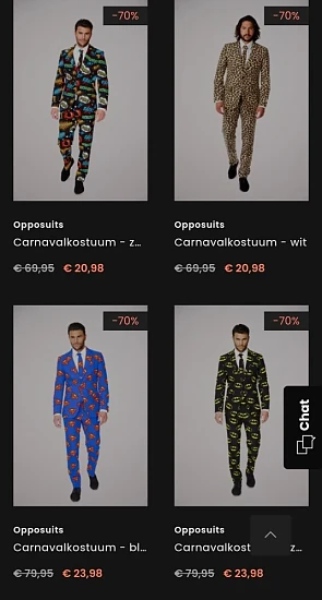Partykostuums aan 70% korting bij zeb https:/...