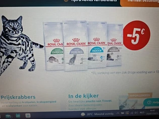 Bij pharmapets.be nu 5€ korting op een zak dr...