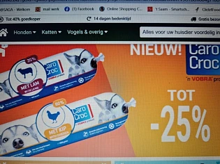 Bij brekz.be tot -25% op Carocroc worst, -15%...