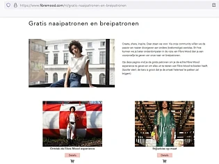 Gratis naai- en breipatronen op Fiber Mood h...