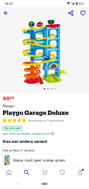 Enkel vandaag bij Lobbes: Playgo garage delux...