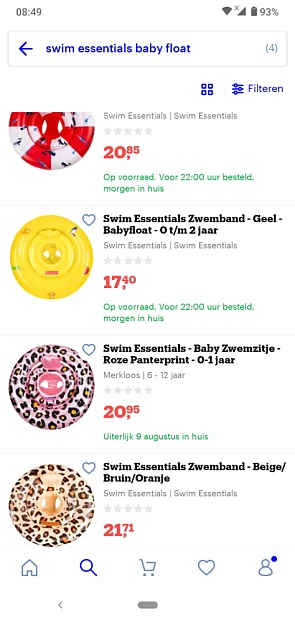 ENKEL vandaag bij Lobbes. Swim essential zwem...