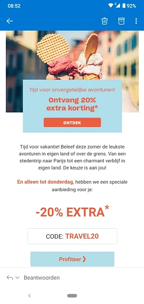 Ontvang 20% extra korting op ExcluWeb door de...