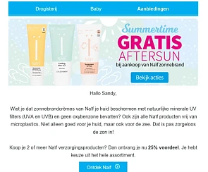 Bij plein.nl krijg je een gratis aftersun bij...
