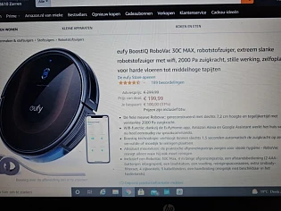 Bij Amazon.nl nu eufy BoostIQ RoboVac 30C max...