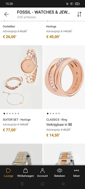 Zalando lounge! Fossil! Mooie uurwerken en an...