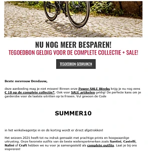 Bij bobshop krijg je met de code SUMMER10 €10...
