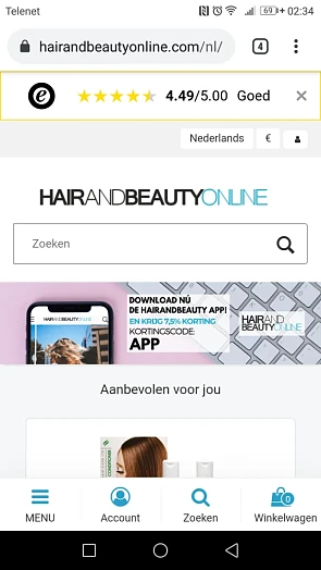 -5,5% op alle treatments v uniq one. https:/...