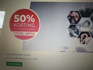 -50% op foto op muchopix www.canvascompany.b...
