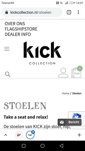 -20€ op Velvetkuipstoel bij kick collection...
