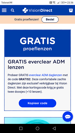 Gratis everclear daglenzen (10 lenzen gratis)...