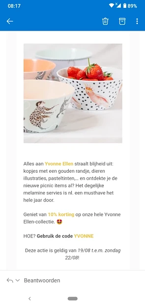Bij mamzel.be krijg je met de code YVONNE 10%...
