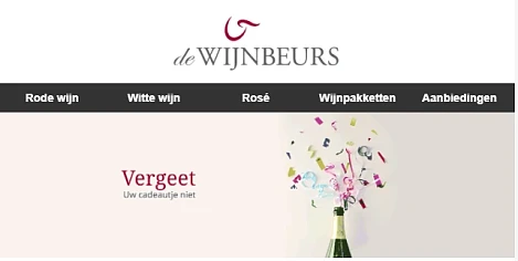 Korting van €5 bij de WIJNBEURS