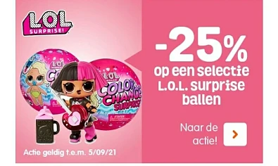Nu bij fun 25% korting op een selectie lol su...