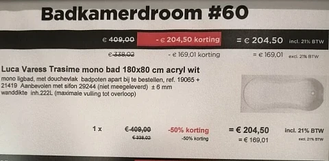 X2O Verschillende ligbaden aan - 50% korting...