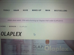 -10% extra korting op alles v Olaplex www.j...