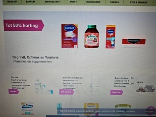 Bij de onlinedrogist.nl nu tot 50% korting op...