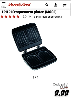 Koopje gedaan bij mediamarkt (online): Frifr...
