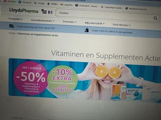 -50% op vele vitaminen en supplementen en 10%...