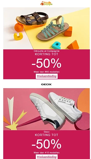 Tot 50% korting op Casual Attitude, adidas Or...